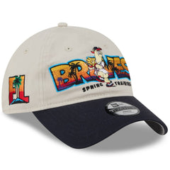 Stone/Navy Atlanta Braves New Era Youth 2026 Spring Training Fan Pack Batter 9TWENTY Adjustable Hat