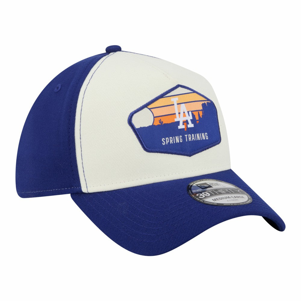 Stone Los Angeles Dodgers New Era 2026 Spring Training Fan Pack Gradient 39THIRTY Flex Hat