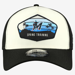 Stone Miami Marlins New Era 2026 Spring Training Fan Pack Gradient 39THIRTY Flex Hat