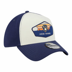 Stone Milwaukee Brewers New Era 2026 Spring Training Fan Pack Gradient 39THIRTY Flex Hat