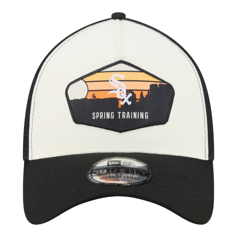 Stone Chicago White Sox New Era 2026 Spring Training Fan Pack Gradient 39THIRTY Flex Hat