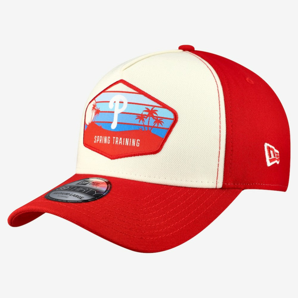 Stone Philadelphia Phillies New Era 2026 Spring Training Fan Pack Gradient 39THIRTY Flex Hat