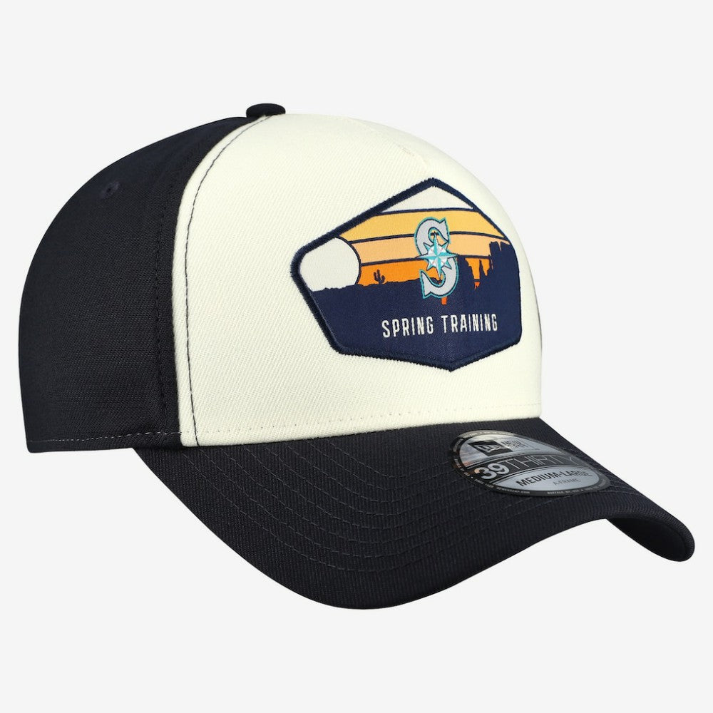 Stone Seattle Mariners New Era 2026 Spring Training Fan Pack Gradient 39THIRTY Flex Hat