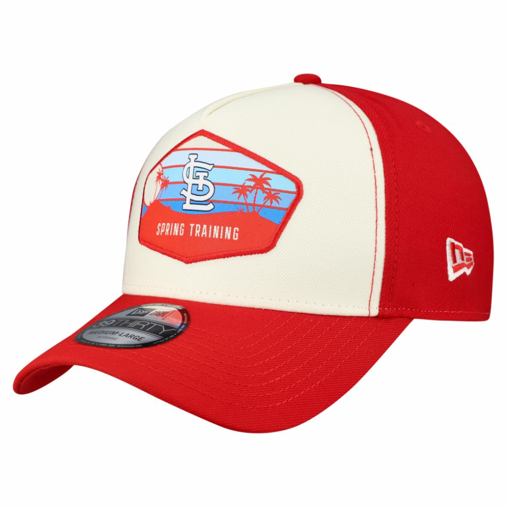 Stone St. Louis Cardinals New Era 2026 Spring Training Fan Pack Gradient 39THIRTY Flex Hat