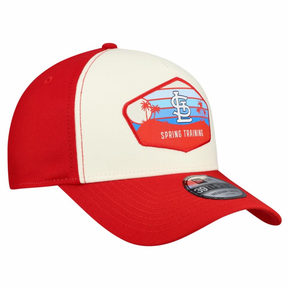 Stone St. Louis Cardinals New Era 2026 Spring Training Fan Pack Gradient 39THIRTY Flex Hat