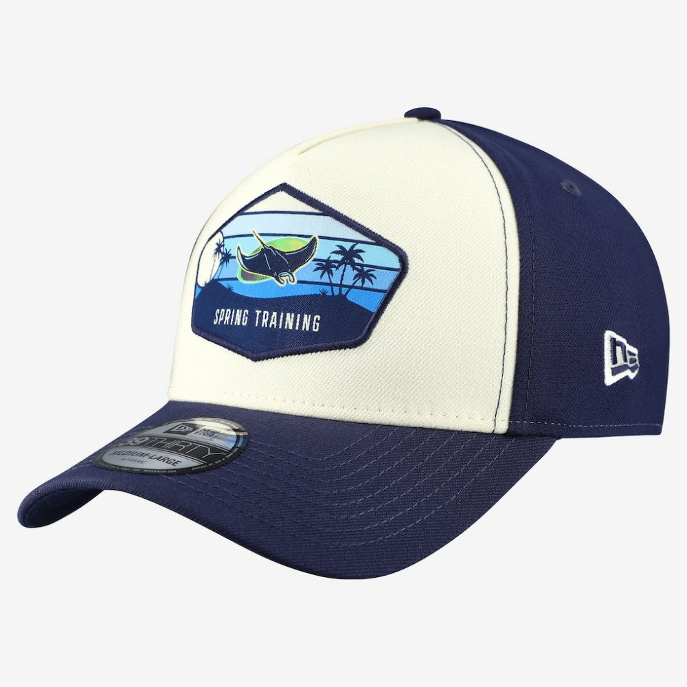 Stone Tampa Bay Rays New Era 2026 Spring Training Fan Pack Gradient 39THIRTY Flex Hat