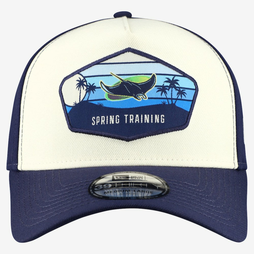 Stone Tampa Bay Rays New Era 2026 Spring Training Fan Pack Gradient 39THIRTY Flex Hat