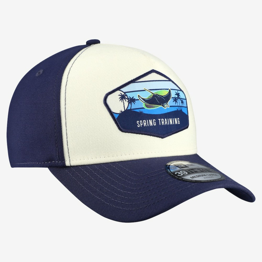 Stone Tampa Bay Rays New Era 2026 Spring Training Fan Pack Gradient 39THIRTY Flex Hat