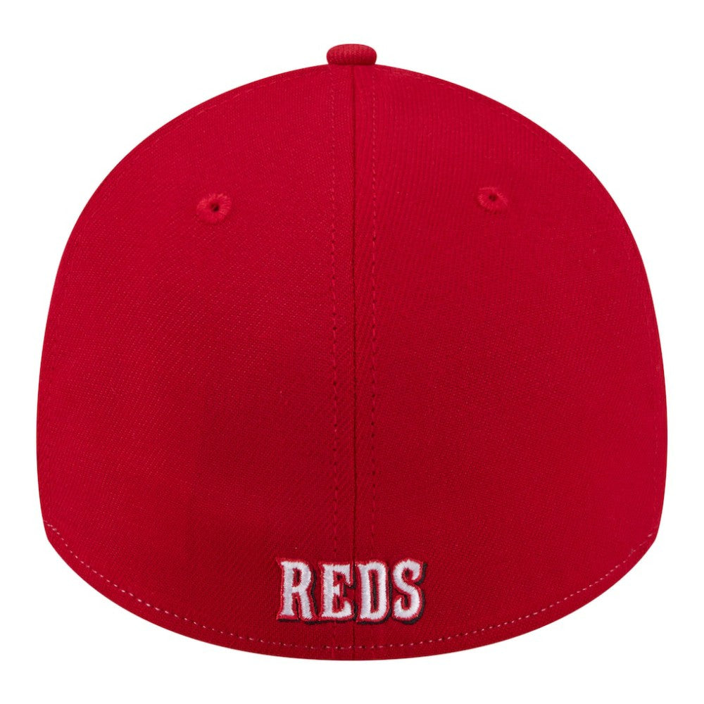 Stone Cincinnati Reds New Era 2026 Spring Training Fan Pack Gradient 39THIRTY Flex Hat