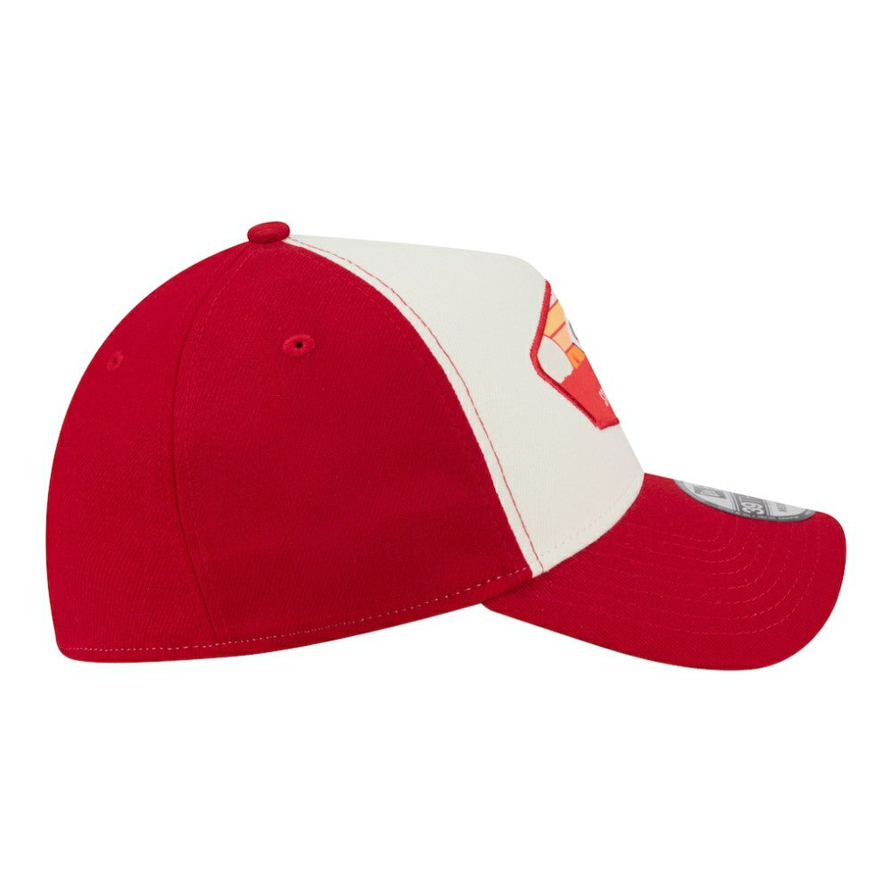 Stone Cincinnati Reds New Era 2026 Spring Training Fan Pack Gradient 39THIRTY Flex Hat