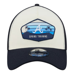 Stone Atlanta Braves New Era 2026 Spring Training Fan Pack Gradient 39THIRTY Flex Hat