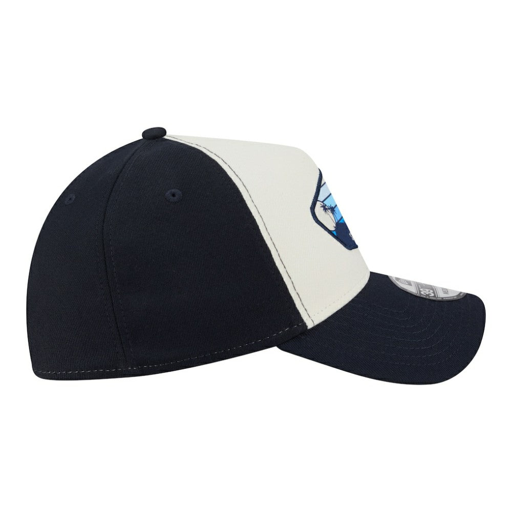 Stone Atlanta Braves New Era 2026 Spring Training Fan Pack Gradient 39THIRTY Flex Hat