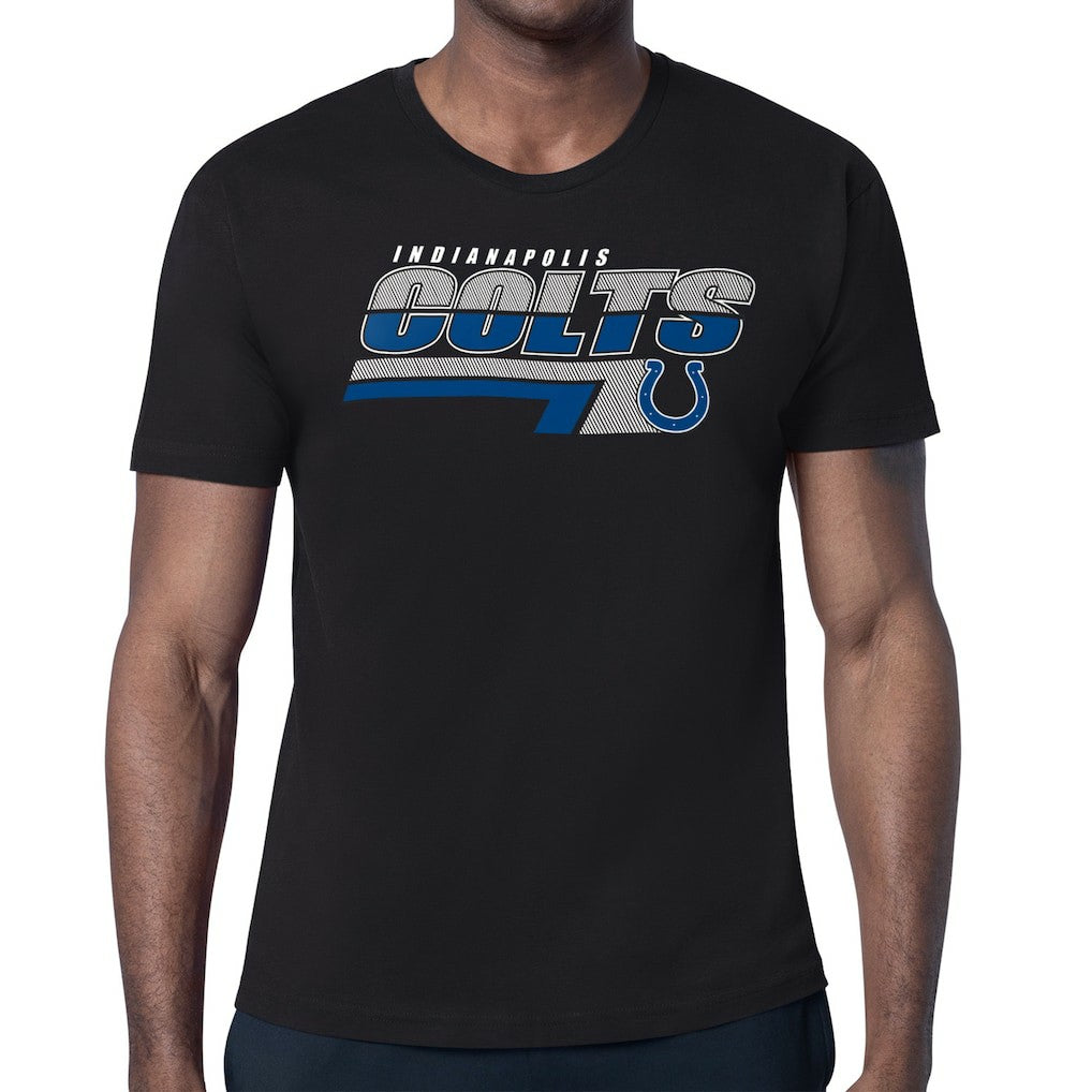 Starter Logo Push Graphic T-Shirt - Indianapolis Colts T-shirts