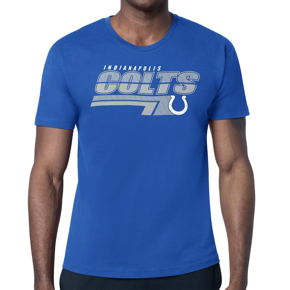 Starter Logo Push Graphic T-Shirt - Indianapolis Colts T-shirts