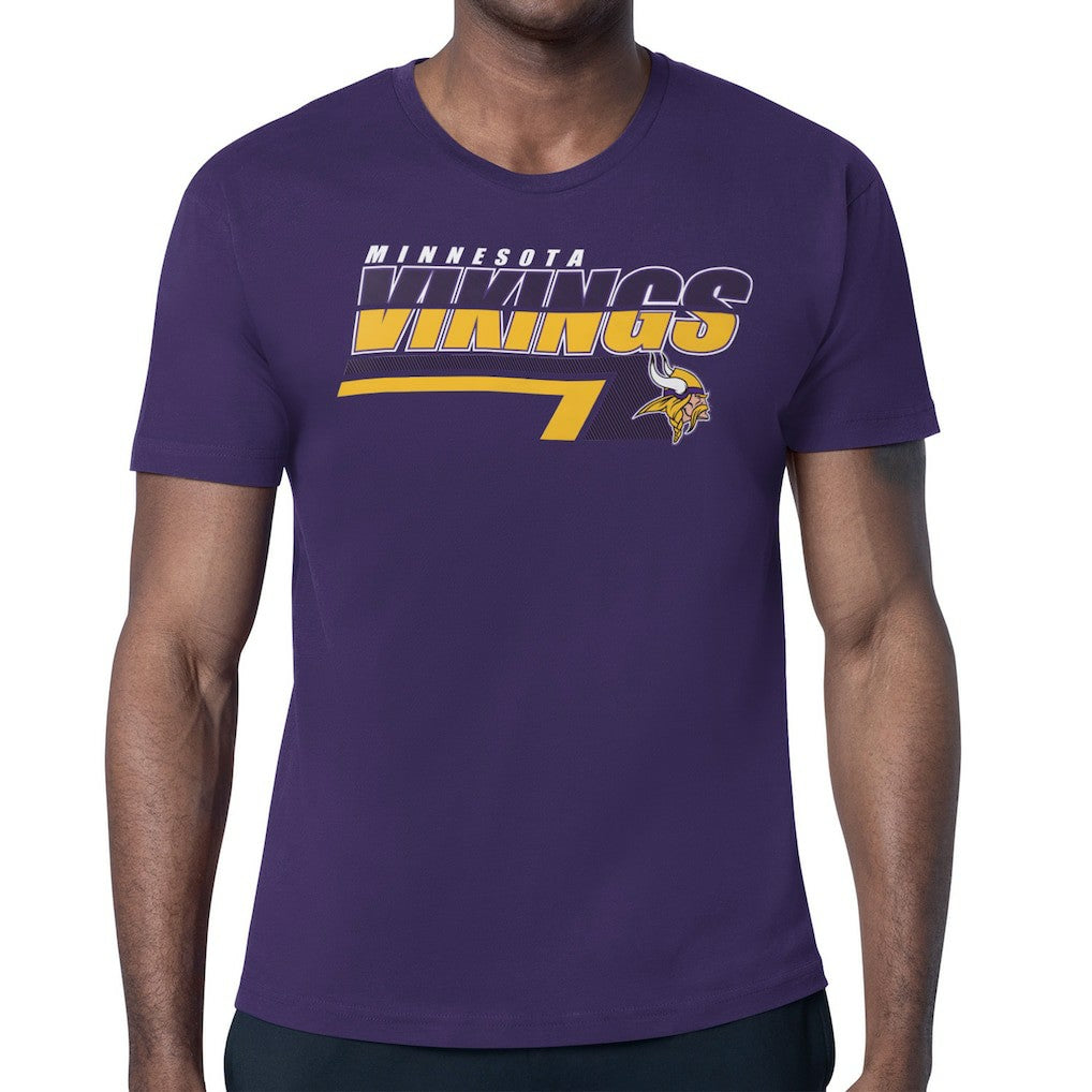 Starter Logo Push Graphic T-Shirt - Minnesota Vikings T-shirts