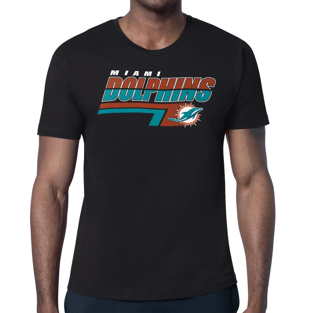 Starter Logo Push Graphic T-Shirt - Miami Dolphins T-shirts