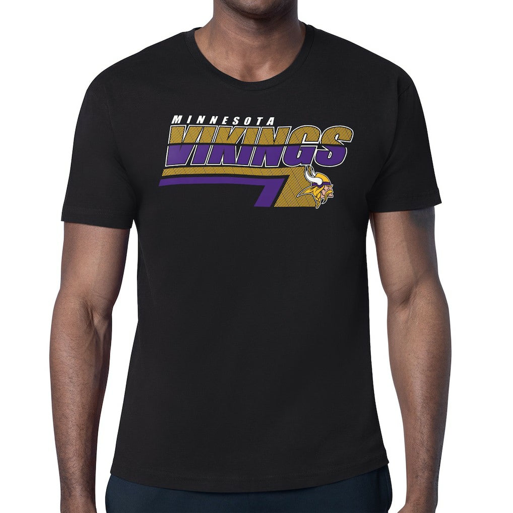 Starter Logo Push Graphic T-Shirt - Minnesota Vikings T-shirts