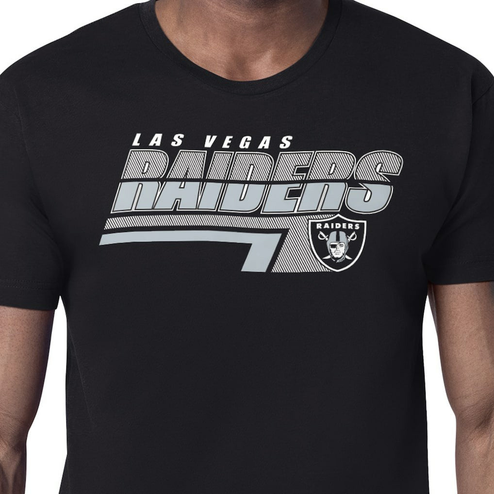 Starter Logo Push Graphic T-Shirt - Las Vegas Raiders T-shirts