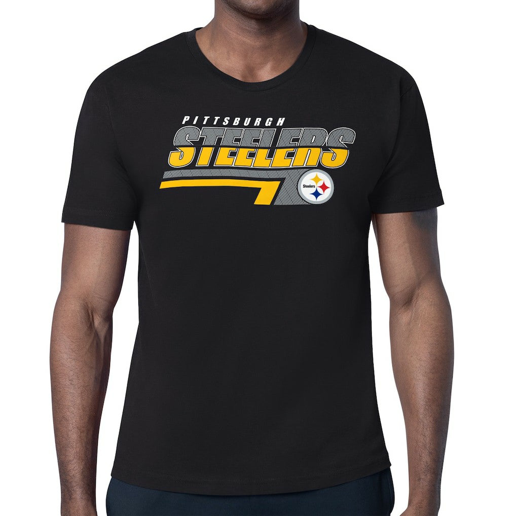 Starter Logo Push Graphic T-Shirt - Pittsburgh Steelers T-shirts