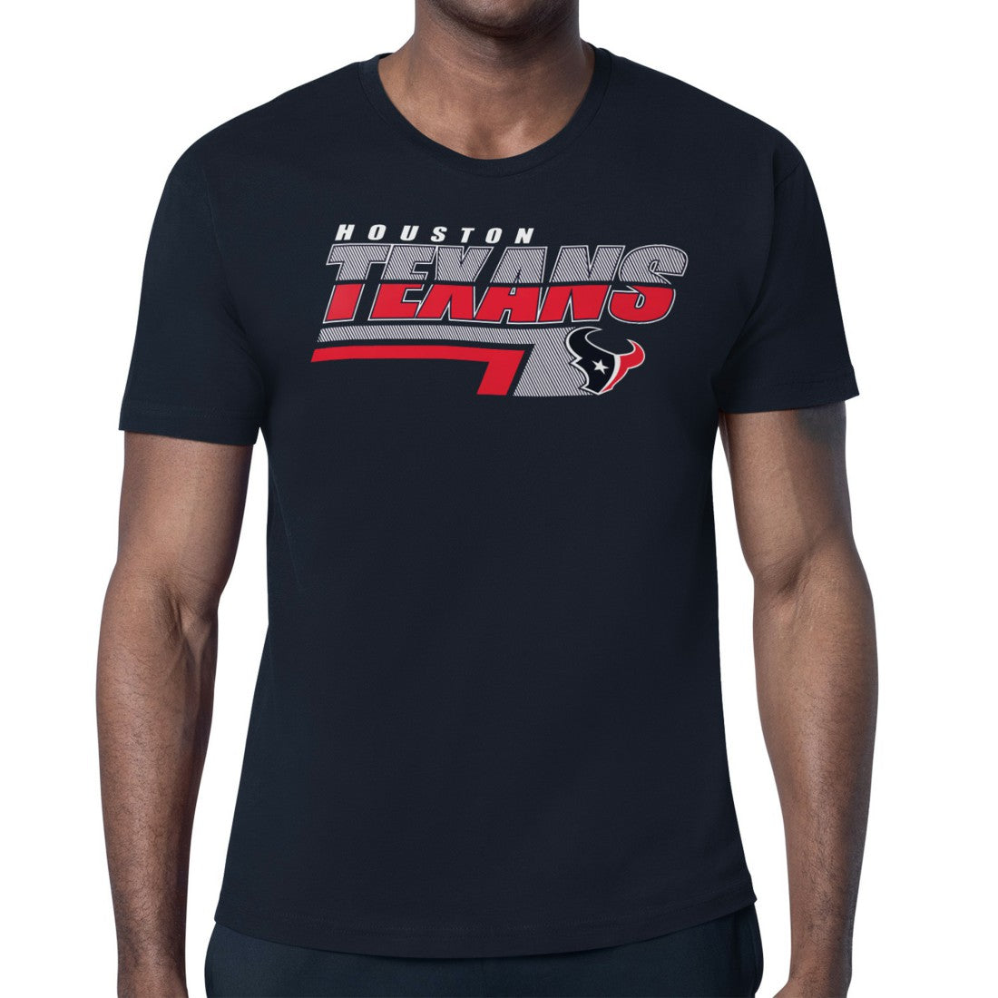 Starter Logo Push Graphic T-Shirt - Houston Texans T-shirts