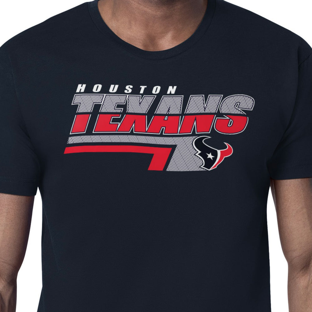 Starter Logo Push Graphic T-Shirt - Houston Texans T-shirts