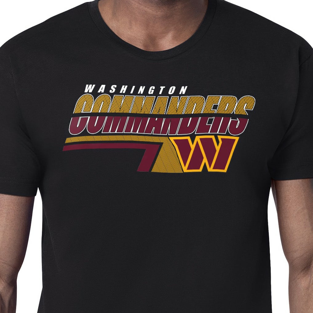 Starter Logo Push Graphic T-Shirt - Washington Commanders T-shirts