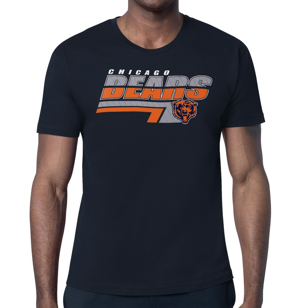 Starter Logo Push Graphic T-Shirt - Chicago Bears T-shirts