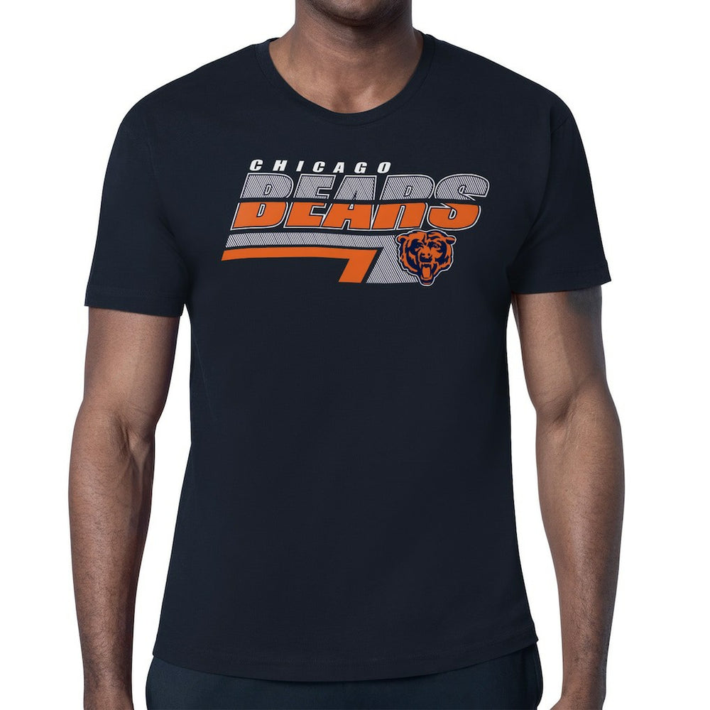 Starter Logo Push Graphic T-Shirt - Chicago Bears T-shirts