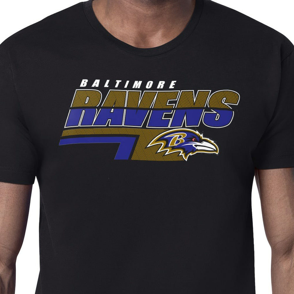 Starter Logo Push Graphic T-Shirt - Baltimore Ravens T-shirts