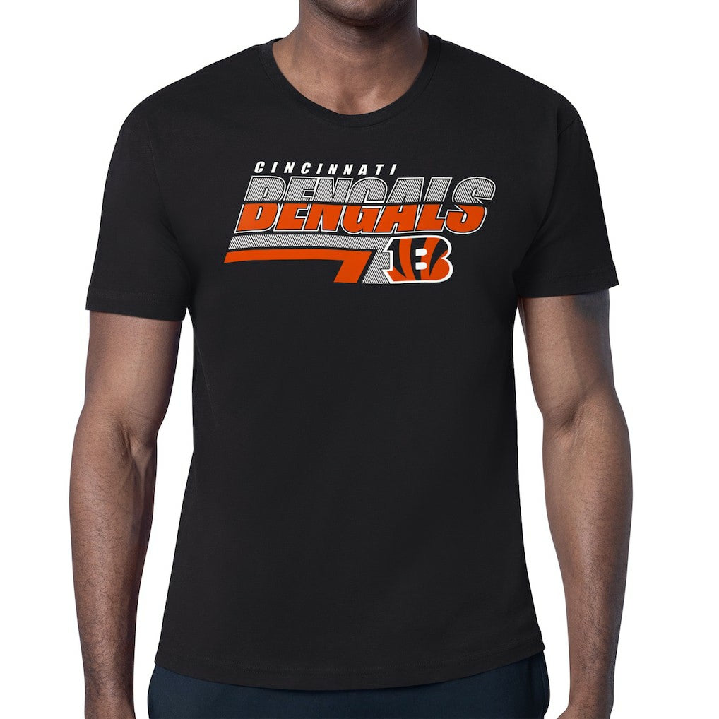 Starter Logo Push Graphic T-Shirt - Cincinnati Bengals T-shirts