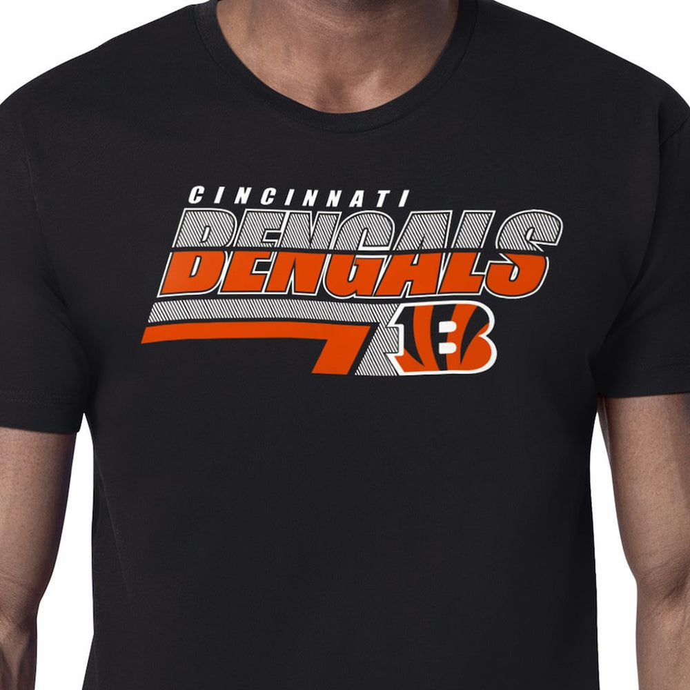 Starter Logo Push Graphic T-Shirt - Cincinnati Bengals T-shirts