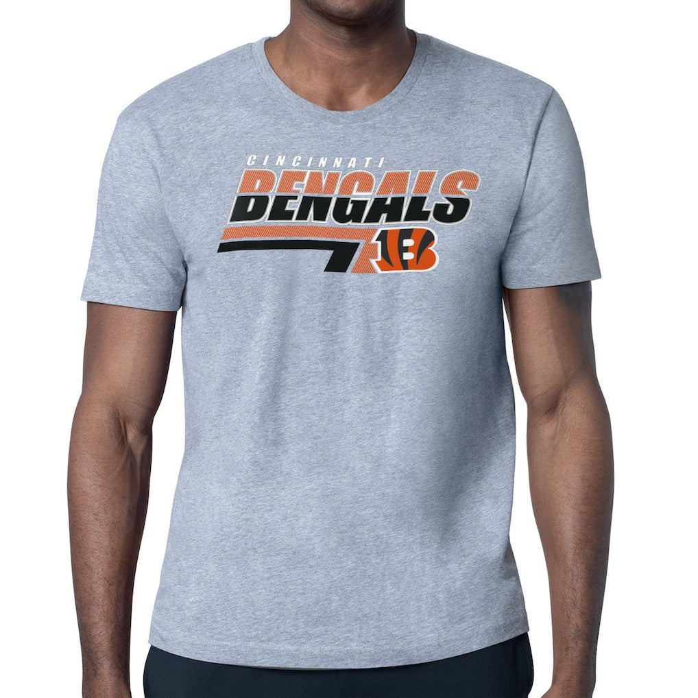 Starter Logo Push Graphic T-Shirt - Cincinnati Bengals T-shirts