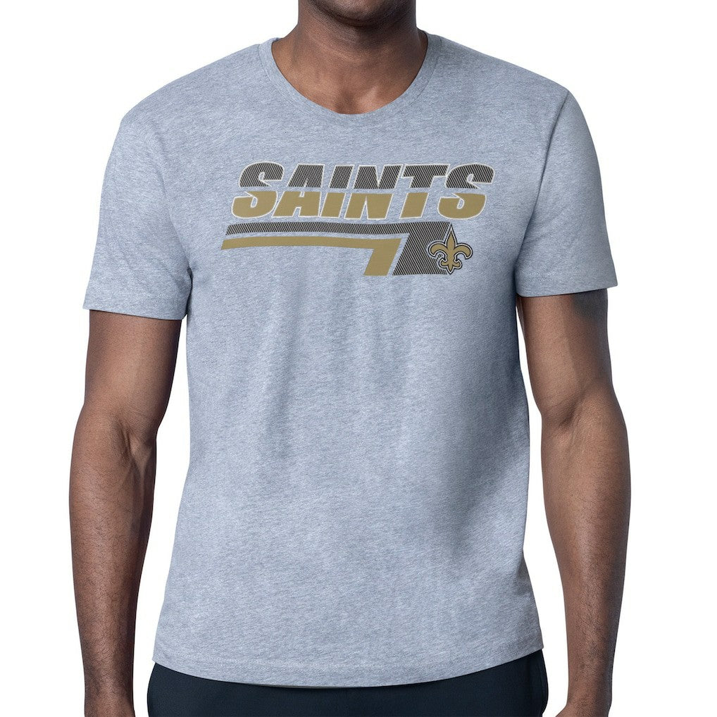 Starter Logo Push Graphic T-Shirt - New Orleans Saints T-shirts