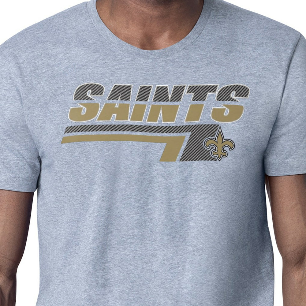 Starter Logo Push Graphic T-Shirt - New Orleans Saints T-shirts