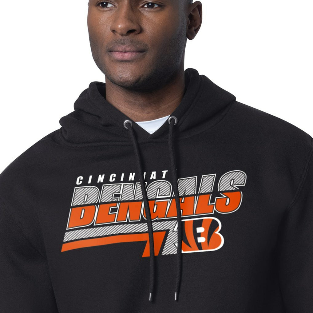 Starter Logo Push Graphic Hoodie - Cincinnati Bengals Hoodies