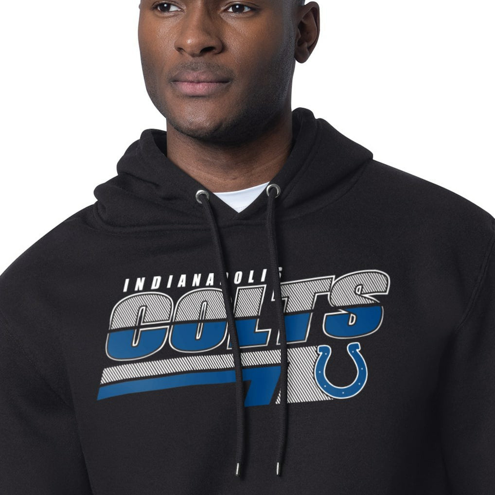 Starter Logo Push Graphic Hoodie - Indianapolis Colts Hoodies