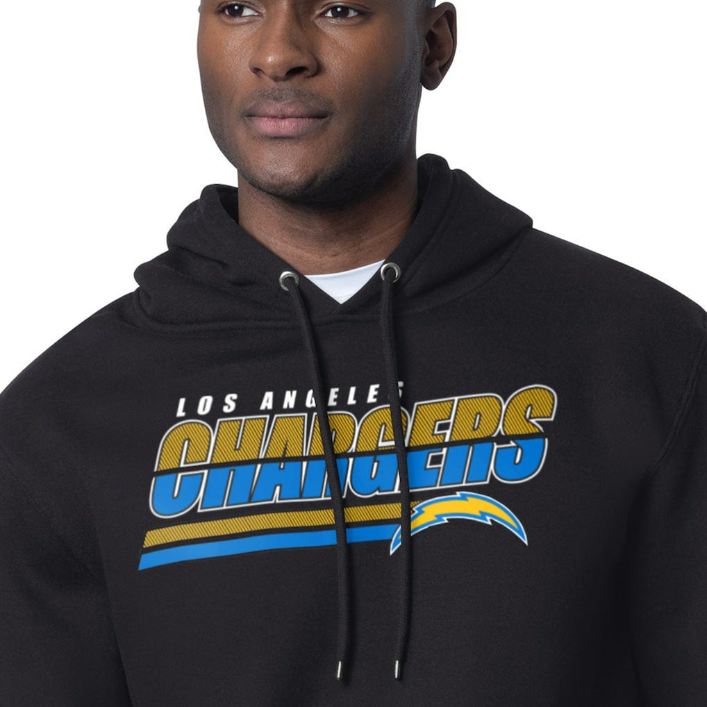 Starter Logo Push Graphic Hoodie - Los Angeles Chargers Hoodies