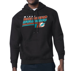 Starter Logo Push Graphic Hoodie - Miami Dolphins Hoodies