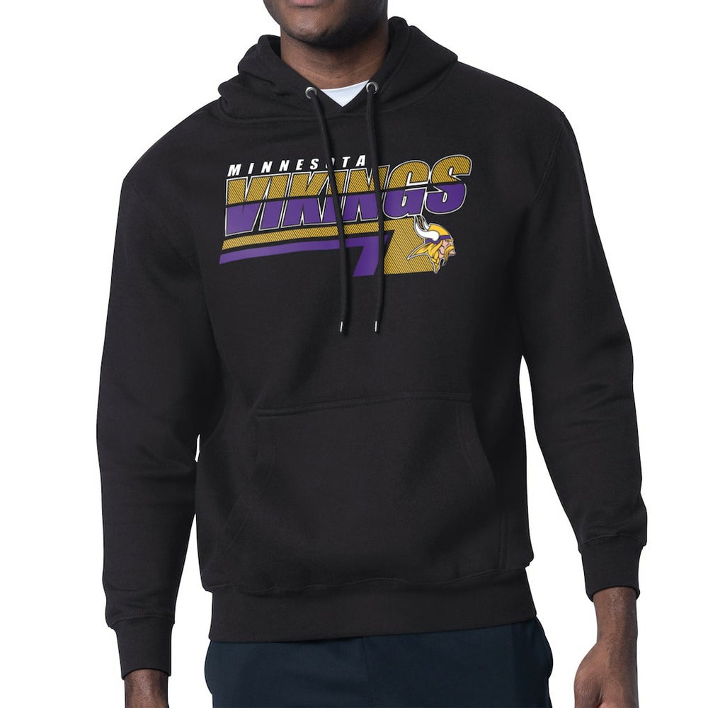 Starter Logo Push Graphic Hoodie - Minnesota Vikings Hoodies