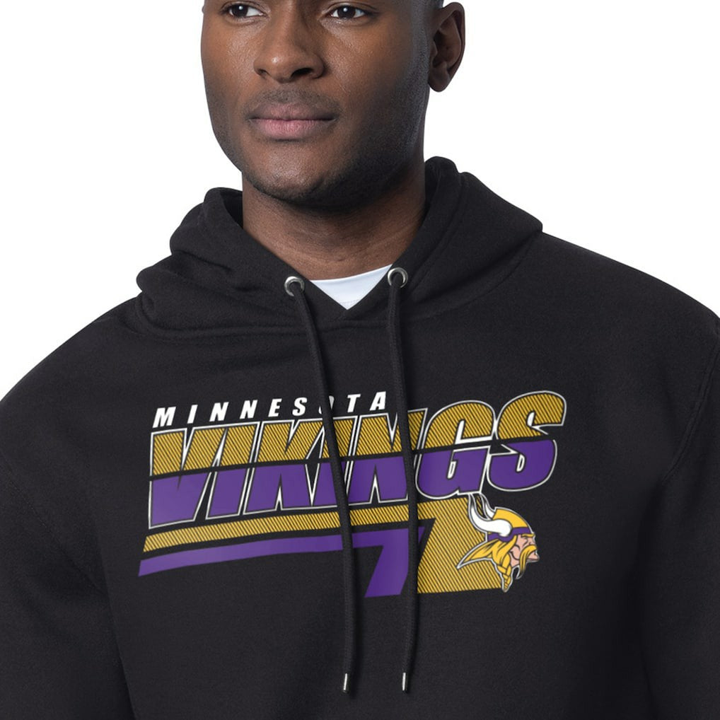 Starter Logo Push Graphic Hoodie - Minnesota Vikings Hoodies