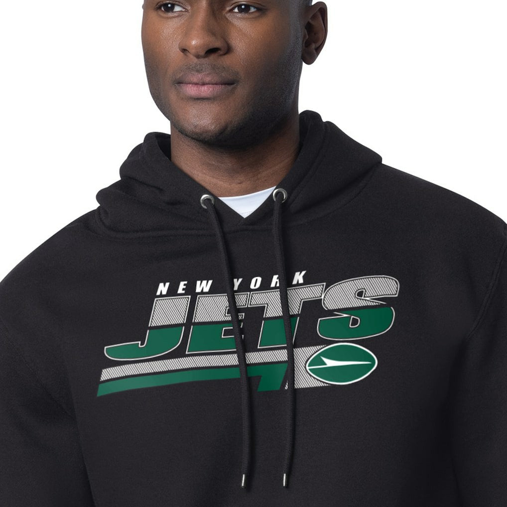 Starter Logo Push Graphic Hoodie - New York Jets Hoodies