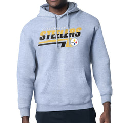 Starter Logo Push Graphic Hoodie - Pittsburgh Steelers Hoodies