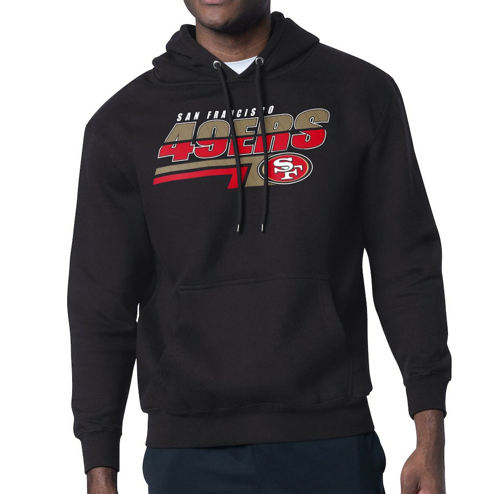 Starter Logo Push Graphic Hoodie - San Francisco 49ers Hoodies