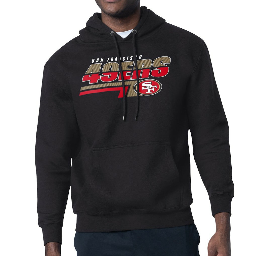 Starter Logo Push Graphic Hoodie - San Francisco 49ers Hoodies