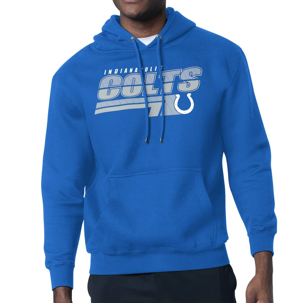 Starter Logo Push Graphic Hoodie - Indianapolis Colts Hoodies