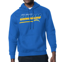 Starter Logo Push Graphic Hoodie - Los Angeles Chargers Hoodies