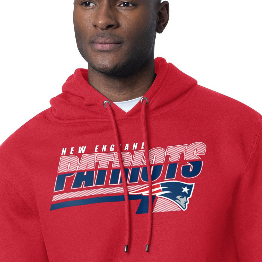 Starter Logo Push Graphic Hoodie - New England Patriots Hoodies