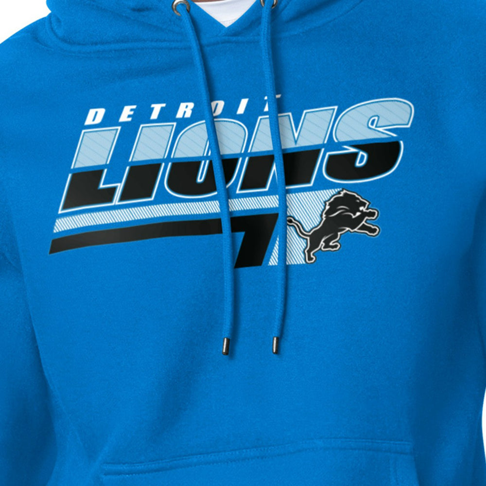 Starter Logo Push Graphic Hoodie - Detroit Lions Hoodies