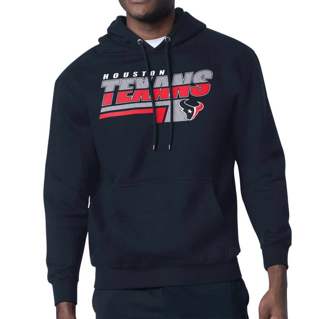 Starter Logo Push Graphic Hoodie - Houston Texans Hoodies