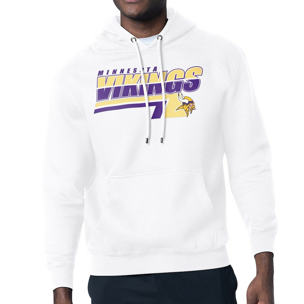 Starter Logo Push Graphic Hoodie - Minnesota Vikings Hoodies
